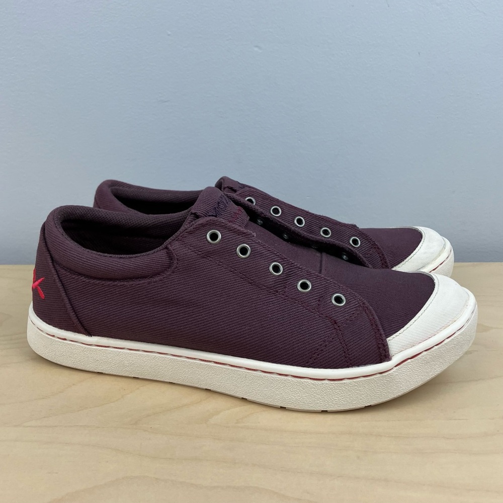 Mozo Women’s Size 8.0 The Maven Purple Canvas Low Top Slip Resistant Work Shoes
